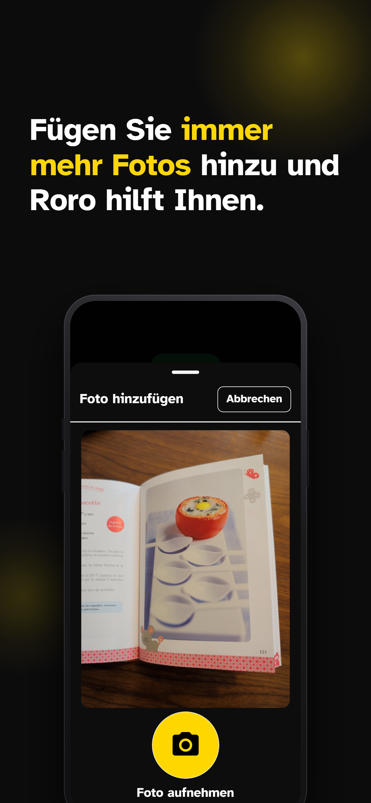 Roro-App — gesprochene Antwort