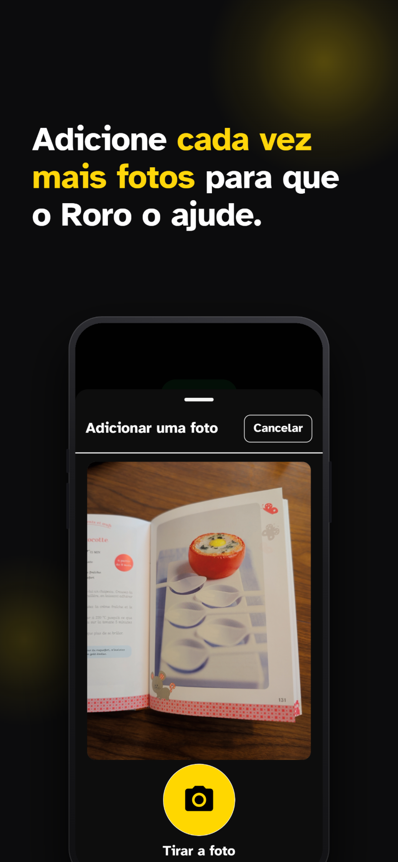 App Roro — resposta falada